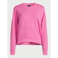 thumbnail image 4 of Scoop Women's and Women's Plus Ultimate Scubaknit Cropped Sweatshirt with Drop Sleeves, Size XS-4X, 4 of 5