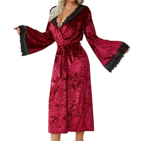 Women s Sexy Lace Kimono Robe - Lingerie Mesh Chemise  Ideal for Night and Beach