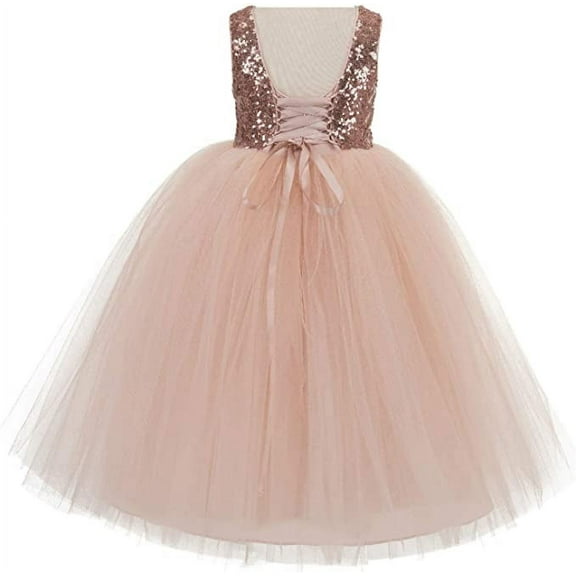 Ekidsbridal Vintage Corset Tutu Flower Girl Dress Junior Bridesmaid Wedding Pageant 205 6