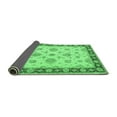 thumbnail image 2 of Ahgly Company Indoor Rectangle Oriental Emerald Green Traditional Area Rugs, 5' x 7', 2 of 4