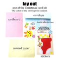 thumbnail image 4 of Kit de creación de tarjetas QIAONIUNIU, tarjetas navideñas DIY para niños, 4 of 7