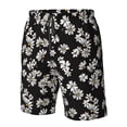 thumbnail image 4 of Balery Daisies Flowers Traje de Baño Estilo Hawaiano para Hombre, Shorts de Secado Rápido con Bolsillos-Small, 4 of 6