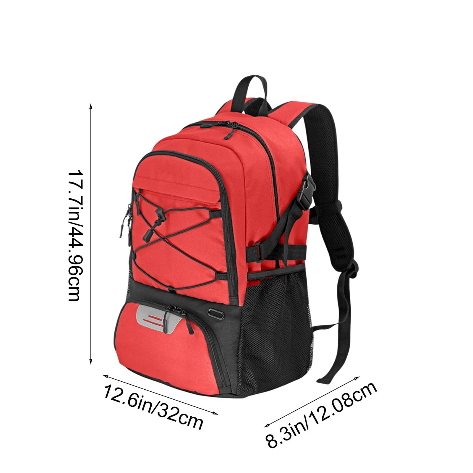 Elainilye Athletic Backpack, Airflow Design Sports Bag with Shoe Compartment, Gym Travel Pack for Basketball Gear Tennis Equipment Training