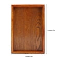 thumbnail image 2 of Greensen Plateau à Thé Rectangulaire en Bois, Assiette de Service pour Table, Collations, Plat de Rangement pour Aliments pour Hôtel et Maison, Assiette de Service pour Thé, Plateau à Thé, 2 of 8