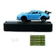 thumbnail image 1 of Mini modelo de coche 1/64 con matrícula de aparcamiento, dinámico, decorativo, fácil de instalar. Azul, 1 of 9
