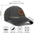 thumbnail image 3 of World''s Best Dad Ever Trucker Hat Baseball Cap Fathers Day Birthday Gifts for Dad from Daughter Son Black Fathers Day Hat, 3 of 6