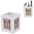 thumbnail image 1 of KAIYANG Soporte de madera para secar cubiertos, escurridor de cubiertos, soporte para vajilla, organizador de almacenamiento de cocina con tenedor de mesa, 1 of 5