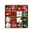 thumbnail image 2 of Juego de Bolas navideñas BLESIY 36 piezas Decoración rojo verde, 2 of 8