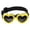 Yellow, variant on Stylish Dog Sunglasses Goggles Eye Wear With Adjustable Strap For Small Pet Dogs Windproof Sun Glasses