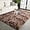 Coffee, variant on YJ.GWL 3x5ft Tie Dye Shag Area Rug For Living Room Bedroom,Shaggy Carpet For Home Decor,Brown