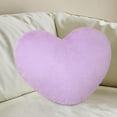 thumbnail image 1 of Cojín decorativo con forma de corazón para asiento, cojín para la espalda, soporte de cintura para silla, estudio, interior, sala de estar, asiento de violeta, 1 of 8