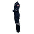 thumbnail image 5 of Premium High Visibility Hi Vis Coveralls with Leg Zipper (Small, Navy Blue), 5 of 7