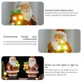 thumbnail image 3 of Cateissary Estatua en miniatura de Papá Noel, manualidades Retro, juguete para el hogar de Papá Noel, figuritas ligeras resistentes al desgaste, Tipo 2, 3 of 6