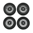 thumbnail image 2 of Upgrade RC Car Tires 1/16 Vehicles Model Accessories Replacement Assembly Spare Parts Model Modified 4Pcs Wheel for SG1604 Teenager Adults , Black, 2 of 7