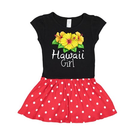 

Inktastic Hawaii Girl Hibiscus Flowers Gift Toddler Girl Dress