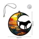 thumbnail image 2 of Xihbxyly Colgante Acrílico Colorido, Diseño En Forma de Media Luna, Recuerdo Personalizado para Mascotas, Opción Versátil para Exhibir, Recuerdo Emotivo, Decoración para El Hogar o El Jardín, Tamaño, 2 of 2