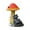 B, variant on Deals of The Day Clearance! Gosuguu Solar Resin Mushroom Lamp and Frog Ornaments - Outdoor Garden Decoration with Solar Powered LED Lights, Garden Accent Lighting for Yard, Patio, and Lawn