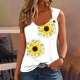 thumbnail image 2 of LYXSSBYX Tank Tops for Women Clearance Women's Printed Round Neck Casual Printed Sleeveless Suspender Top, 2 of 4