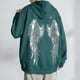 thumbnail image 1 of MHFRRA Sudadera con Capucha Unisex de Estilo Callejero con Diamantes de Imitación y Forro de Invierno de Gran Tamaño Amarillo, 1 of 3