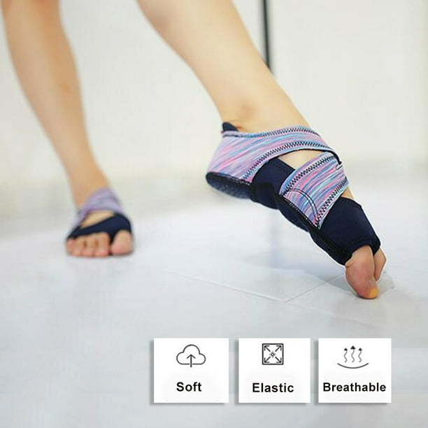 Women Yoga Socks With Anti-Slip Straps, Yoga Non Slip Socks Yoga Pilates  Socks With Grips Non Slip Skid Barre Soft Wrap Dance Training Shoes Yoga  Grip