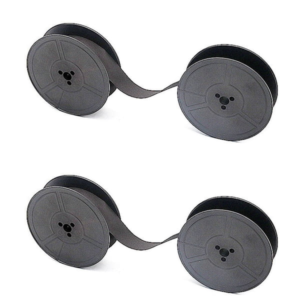 2 Piezas GR1 Cinta para Máquina de Escribir Reemplazo de Cinta para Máquina de Escribir de Doble Carrete para la Mayoría de las Cintas para Escribir (Negro)
