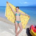thumbnail image 7 of GZHJMY Bee Honey Beach Towel Quick Dry Absorbent Bath Towels Sandproof Lightweight Towel for Gym Yoga Sports Swimming- 30x60in Washcloth, 7 of 7