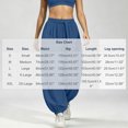 thumbnail image 2 of cocolona Womens Casual Loose High Waist Harem Pants Solid Color Elastic Waist Drawstring Travel Yoga Pants, 2 of 5