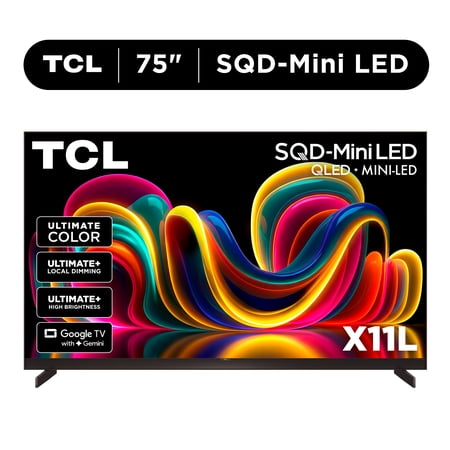 TCL - 75" X11L Series 4K UHD HDR SQD-Mini LED Smart TV with Google TV (2026) - image 2