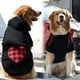 thumbnail image 5 of Ropa con capucha para perro mascota con estampado de cuadros de búfalo en forma de pata de perro ropa cálida para cachorro con sombrero ropa para mascotas perro con capucha patrón de corazón XS, 5 of 6
