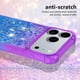 thumbnail image 4 of For iPhone 17 Pro Max TPU Case Gradient Quicksand Phone Back Cover - Pink+Sky Blue, 4 of 5