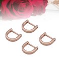 thumbnail image 2 of 10PC D-Rings Screw in Shackle Horseshoe U Shape D Ring DIY Leather Craft Purse Keychain Accessories, 2 of 8