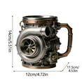 thumbnail image 3 of StlyGar Retro V6/V8 Engine Mug 3D Mechanical Coffee Cup with Pistons & Cylinders Stainless Steel & Resin Double Wall Thermal Car Mug for Car Enthusiasts, Gearheads Gifts Garage Road Trip V12*2, 3 of 8