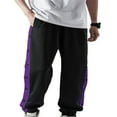 thumbnail image 1 of Adult Men Tear Away Joggers Pants Basketball Pant Split Snap Button Gym Jogging Pants Trousers, 1 of 8