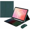 thumbnail image 1 of Funda con Teclado Retroiluminado Arcoíris para Samsung Tab S11 11" (SM-X730/SM-X736B) - Verde, 1 of 5