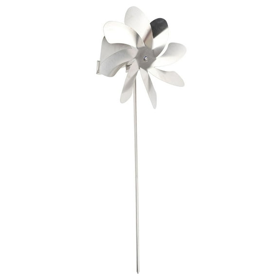 Weather Vane Wind Direction Indicator, 360 Degree Rotation Swivel Weathervane Stainless Steel Windmill Weather Vane Decor for Garden Yard Roof Wedding Outdoor Yard