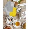 thumbnail image 4 of Yellow Grey Kitchen Dish Towels for Drying Dishes Set of 4, Abstract Geometric Oil Painting Vintage Gradient Waffle Weave Microfiber Hand Tea Bathroom Towels Quick Dry & Absorbent Towel 15.7x23.6, 4 of 7