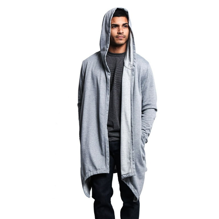 Victorious Long Length Drape Cape Cardigan Hoodie - Multiple