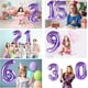 thumbnail image 3 of Globo Yeodong número 6 morado de 40 pulgadas para sexto cumpleaños, 3 of 7