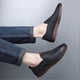 thumbnail image 4 of Men's Soft PU Leather Shoes Slip On Handmade Flat Business Shoes Low Shoes, 4 of 4
