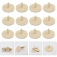 thumbnail image 3 of 30Pcs Khaki Wood Round Golf Ball Markers for Golf Practice and Skill Refinement, 3 of 9