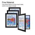 thumbnail image 2 of kurtrusly Picture Frame Decorative Elastic Band Rectangular Wall-mounted Replacement Photography Painting Display Frames Natural Color 20.8x29.7cm, 2 of 9