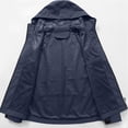 thumbnail image 7 of CHGBMOK Men's Softshell Hooded Jacket Water Resistant Zip Up Windbreaker Lightweight Outdoor Coat for Travel Camping Daily Commute, 7 of 7
