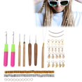 thumbnail image 4 of Anillos 89pcs Anillos de Cabello de Metal Anillos de Trenza para Cabello, 4 of 7