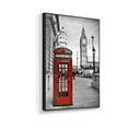 thumbnail image 2 of wall26 Framed Canvas Wall Art for Living Room, Bedroom Red Telephone Booth on a Street Canvas Prints for Home Decoration Ready to Hang - 16x24 inches, 2 of 4