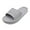 Metal Gray, variant on Men's Summer Sandals Shower Slides Slip On Shoes Gym Recovery
