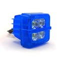 thumbnail image 3 of Faro Para Moto Rasen Auxiliar Cuadrado 4 Led Blanco Contorno Rgb            azul, 3 of 5