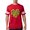 Red, variant on CafePress - Ginkgo Leaf Heart - Mens Football Shirt