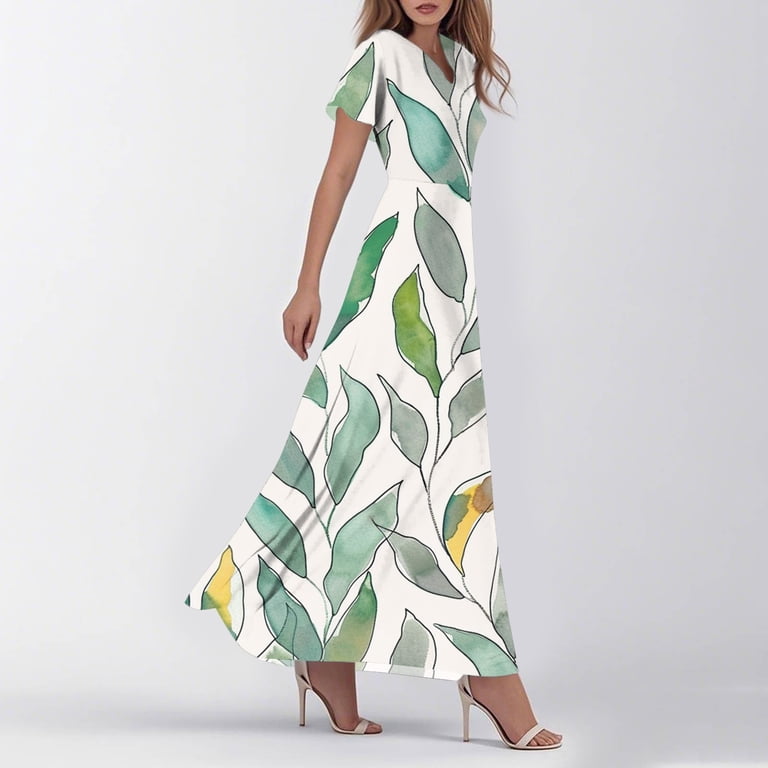 vigerkar Women 2025 Summer Spring High Low Floral Wedding Guest Dress Short Sleeve Maxi Dress Light Green, M - Walmart.com vigerkar Women 2025 Summer Spring High Low Floral Wedding Guest Dress Short Sleeve Maxi Dress Light Green, M - Walmart.com