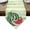 Red, variant on Red Watermelon Table Runner Linen Burlap Table Runner 108 Inches Long Summer Green Striped Country Rustic Dresser Scarves for Kitchen Island Coffee Dining Party Wedding Banquet Holiday Decor 13"x108"