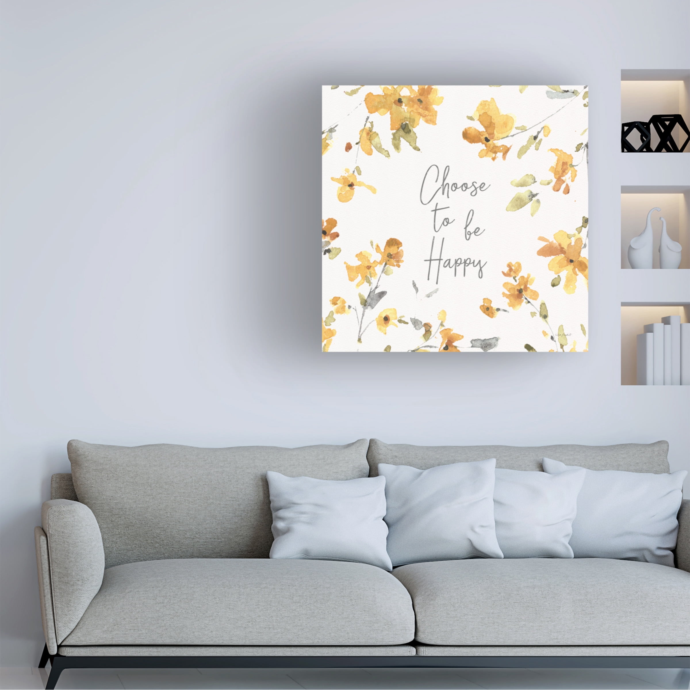 Lisa Audit 'Happy Yellow 20' Canvas Art
